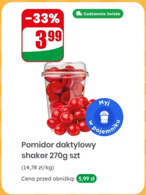 Pomidor daktylowy shaker promocja w Dino