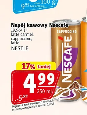 Napój kawowy Nescafe Cappuccino promocja w Prim Market