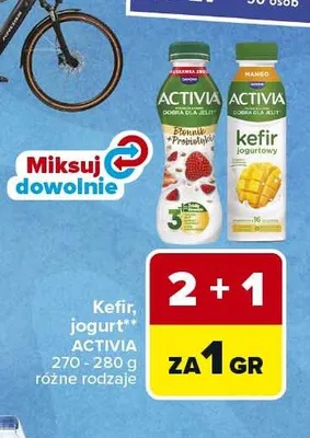Kefir Activia promocja w Carrefour Market