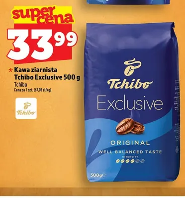 Kawa ziarnista Tchibo Exclusive promocja w TOPAZ
