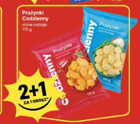 Prażynki ziemniaczane o smaku paprykowym Codzienny promocja w Delikatesy Centrum