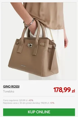 Torebka Gino Rossi promocja w eobuwie.pl