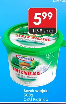 Serek wiejski Piątnica promocja w Market Point