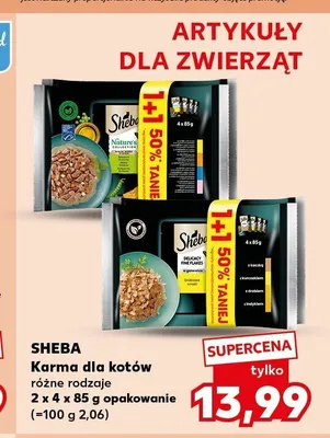 Karma dla kotów Sheba Delicacy Fine Flakes promocja w Kaufland