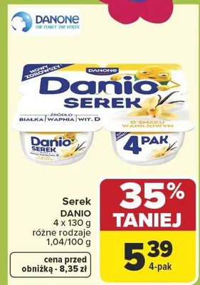 Serek różne rodzaje promocja w Carrefour
