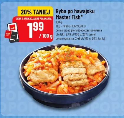 Ryba po hawajsku Master Fish promocja w POLOmarket