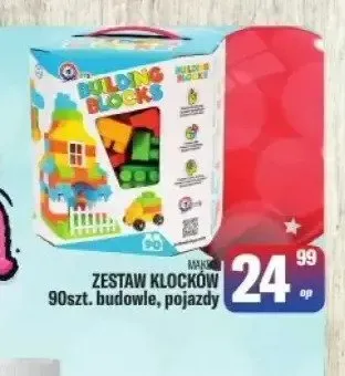 Zestaw klocków MAKSIK 90szt. budowle, pojazdy promocja w Tomi Markt