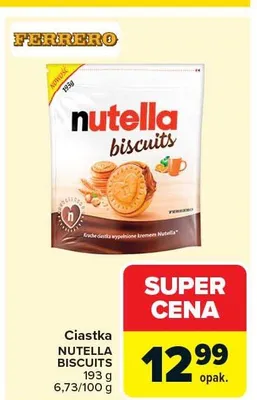 Ciastka Biscuits promocja w Carrefour Market
