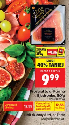 Prosciutto di Parma Biedronka promocja w Biedronka