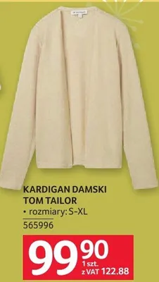 Kardigan damski Tom Tailor promocja w Selgros