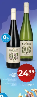 Wino bezalkoholowe Natureo białe promocja w Duży Ben