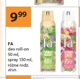 Dezodorant roll-on Fa Flower Burst promocja w Drogerie Laboo