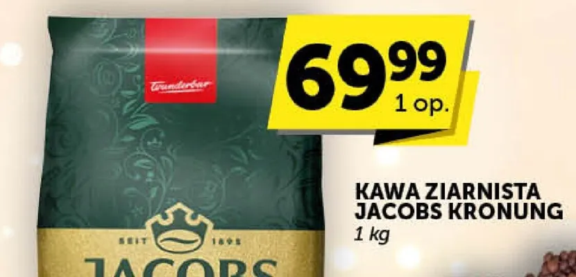 Kawa ziarnista Jacobs Kronung promocja w Groszek