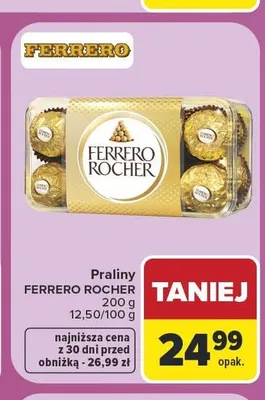 Praliny Ferrero Rocher promocja w Carrefour