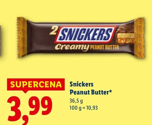 Baton Peanut Butter promocja w Lidl