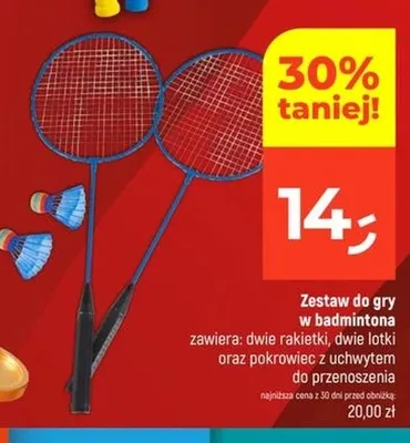 Zestaw do gry w badmintona promocja w Dealz