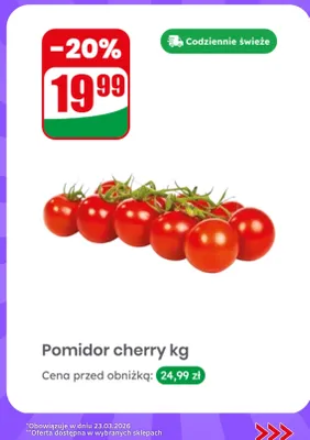 Pomidor cherry promocja w Dino