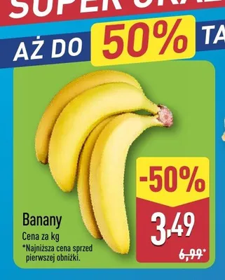 Banany promocja w Aldi