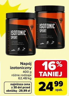 Napój izotoniczny różne rodzaje promocja w Carrefour Market
