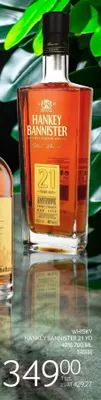 Whisky Hankey Bannister 21 YO promocja w Selgros