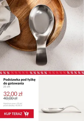 Podstawka pod łyżkę do gotowania 21 cm promocja w Homla