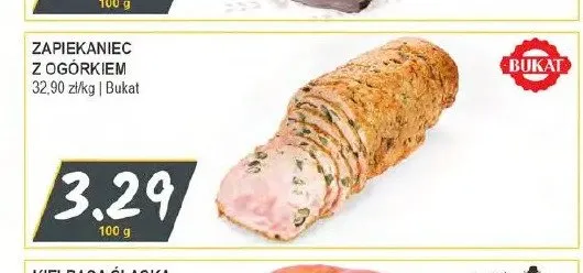 Zapiekaniec z ogórkiem Bukat promocja w Słoneczko