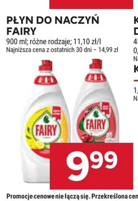 Płyn do naczyń Fairy promocja w Stokrotka