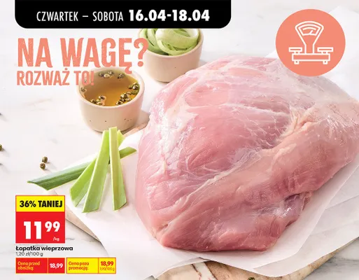 Łopatka wieprzowa promocja w Biedronka