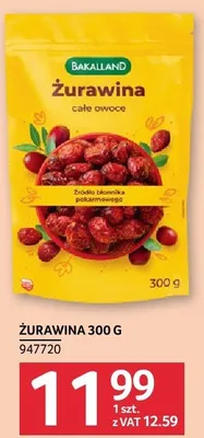 Żurawina 300 g Bakalland promocja w Selgros