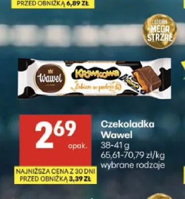 Czekoladka Wawel promocja w Delikatesy Centrum