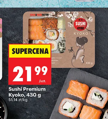 Sushi Premium Kyoko promocja w Biedronka