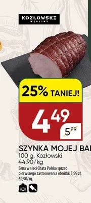 Szynka Mojej Babci Kozłowski promocja w Chata Polska