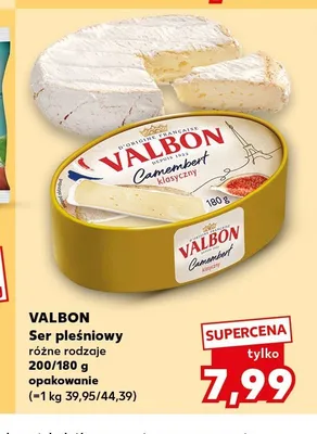 Ser pleśniowy Camembert Valbon promocja w Kaufland