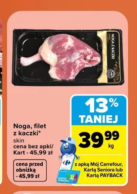 Noga z kaczki promocja w Carrefour Market
