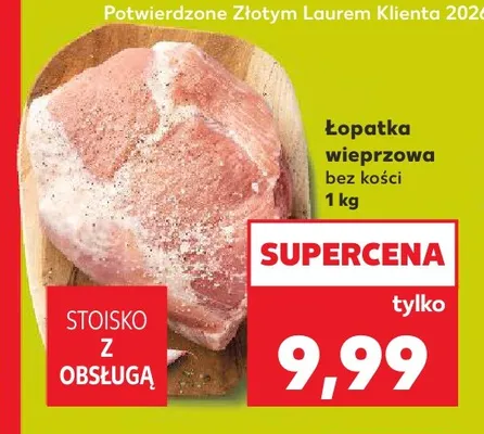Łopatka wieprzowa bez kości promocja w Kaufland
