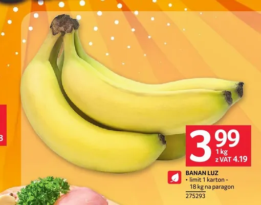 Banany luzem promocja w Selgros