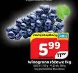 Winogrona różowe promocja w Delfin
