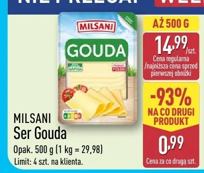Ser Gouda promocja w Aldi
