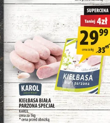 Kiełbasa biała parzona Balcerzak promocja w Arhelan