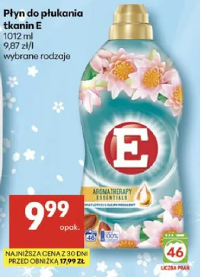 Płyn do płukania tkanin E wybrane rodzaje promocja w Delikatesy Centrum