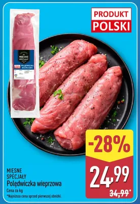 Polędwiczka wieprzowa promocja w Aldi