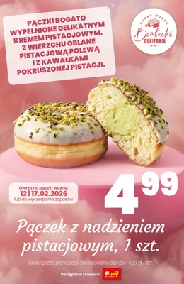 Pączek z nadzieniem pistacjowym promocja w Twój Market