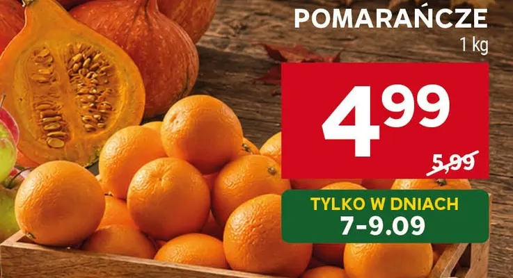 Pomarańcze promocja w Stokrotka