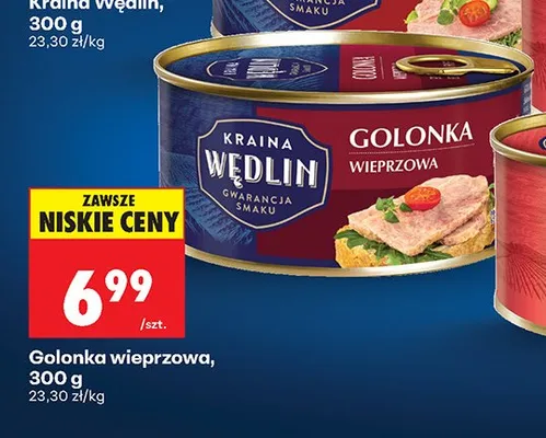 Golonka wieprzowa Kraina Wędlin promocja w Biedronka