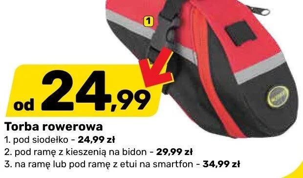 Torba rowerowa promocja w Bricomarche