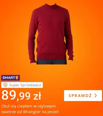 Sweter Wrangler promocja w Allegro