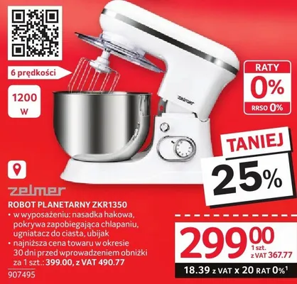 Robot planetarny ZKR1350 promocja w Selgros