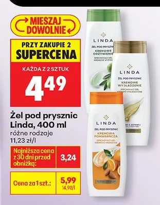 Żel pod prysznic fresh Cosmia promocja w Biedronka