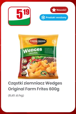 Cząstki ziemniaczane Wedges Original Farm Frites promocja w Dino