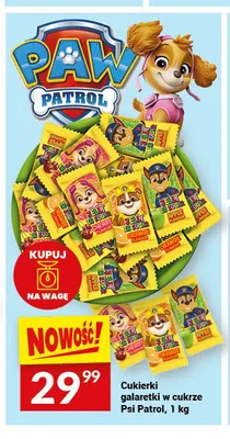 Cukierki galaretki w cukrze Psi Patrol promocja w Twój Market